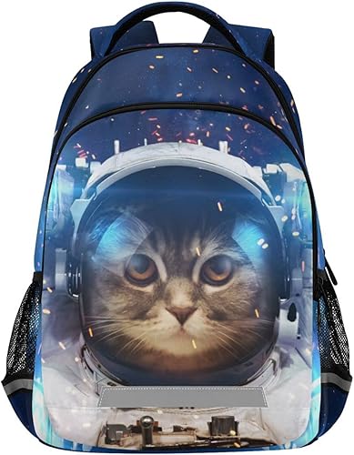 Mochila para niños y niñas, mochila de escuela primaria, mochila de viaje, Gato, Mochilas tradicionales