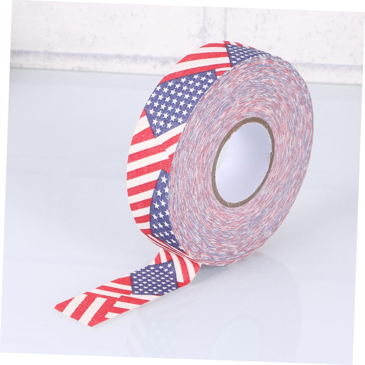 Yardwe Field Hockey Stick Tape Yellow Hockey Tape 2.5cmx25m Stars and Stripes Pattern