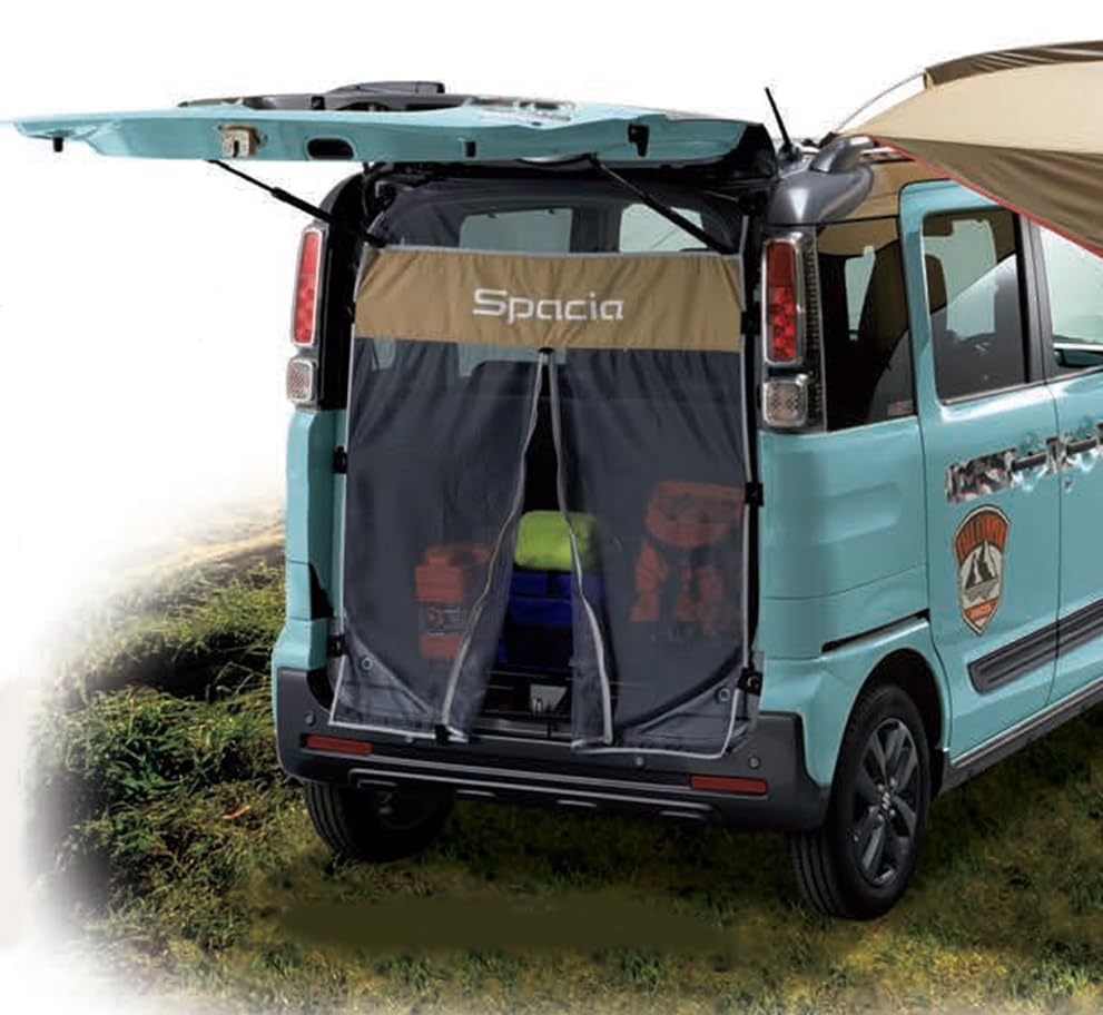 スペーシアギア　バックドアネット　スズキ　収納袋付き　SUZUKI spacia Amazon.co.jp: スズキ純正 スペーシア/カスタム/ギア（SUZUKI Spacia