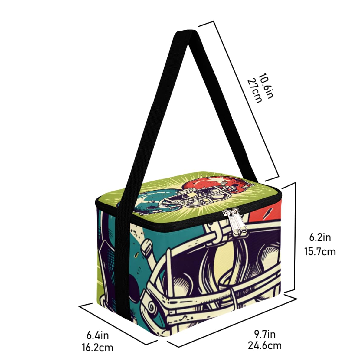 GzLeyigou Lunch Bags for Women Men 9 Cans,Baseball Cap Hot & Cold Food Delivery Bag Insulated Grocery Bag Insulated Lunch Box Cooler Bag for Office Work Picnic Beach