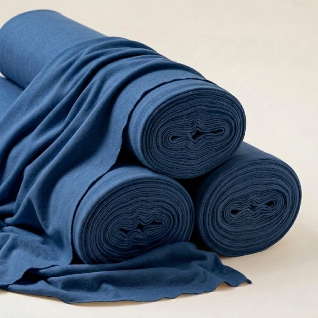Soimoi Tela de punto de algodón, 178 cm de ancho, 200 g/m², elástica en dos direcciones, suave y transpirable, ideal para camisetas, tops, ropa deportiva, pijamas, leggings, ropa de estar por casa