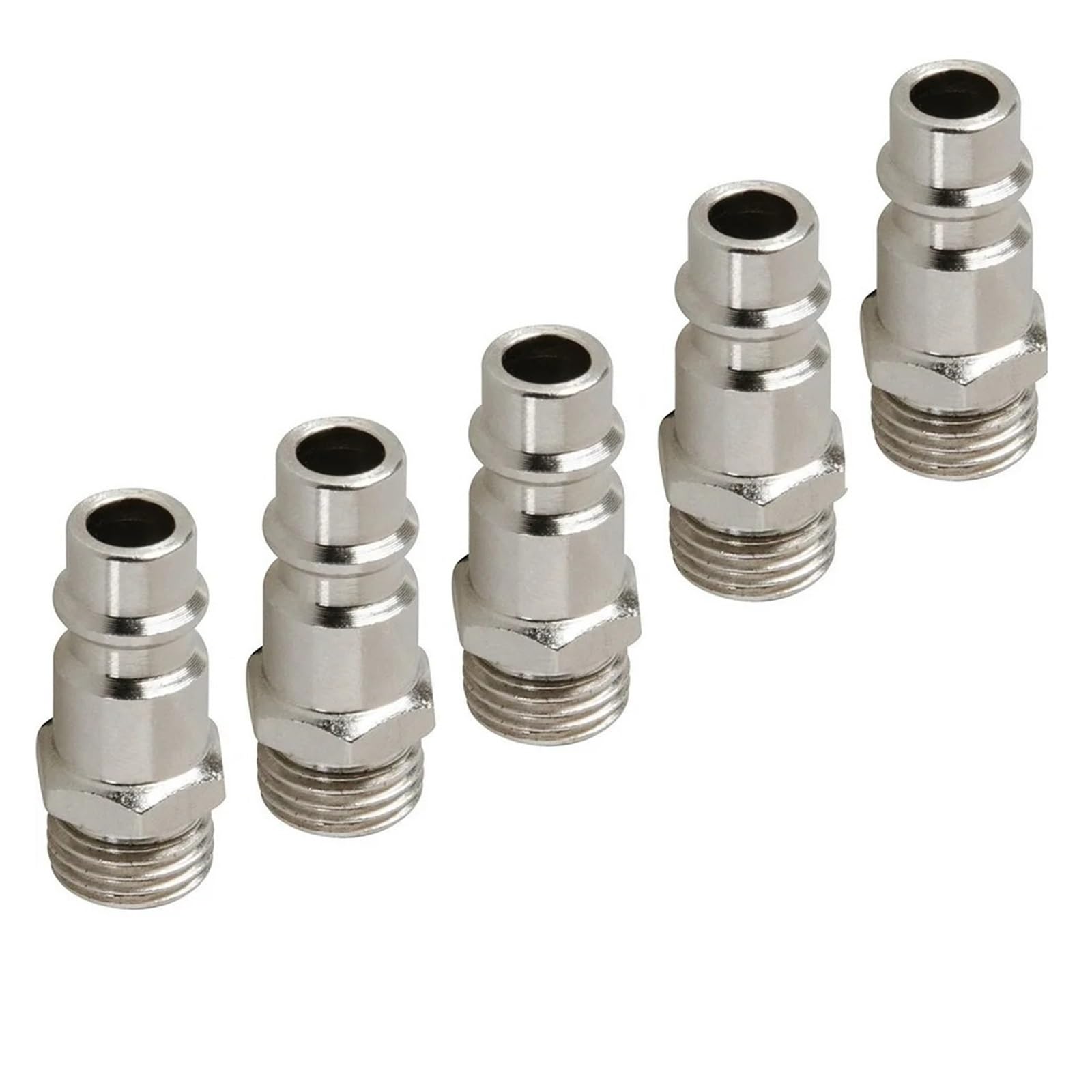 Racor neumático de acoplamiento rápido para evitar fugas en compresor de aire con rosca macho