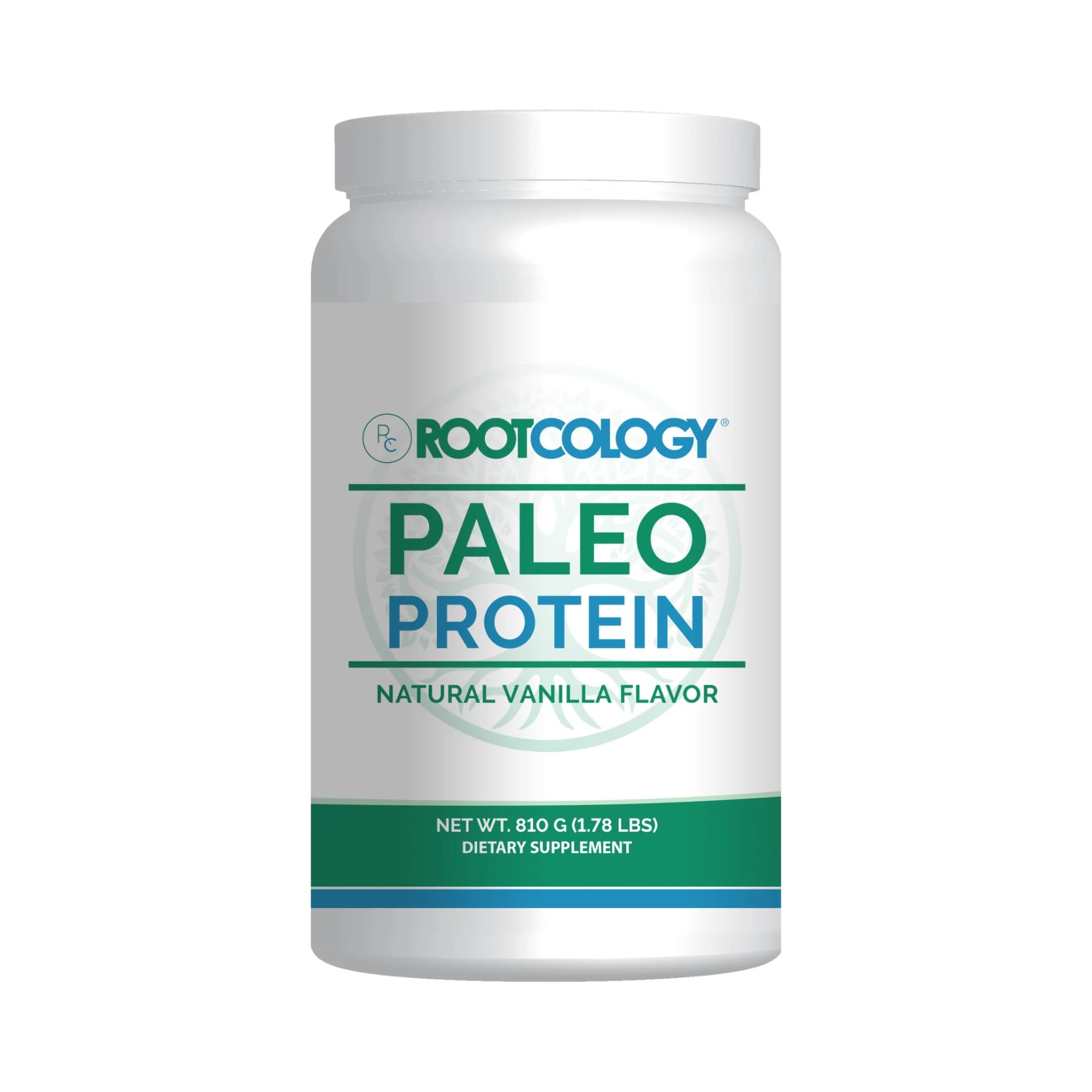 Rootcology Vanilla Hydrolyzed Beef Protein Powder - Paleo Protein with 21g Beef Protein with MCT & Stevia by Izabella Wentz, Dairy-Free and Soy-Free (810g / 30 Servings)
