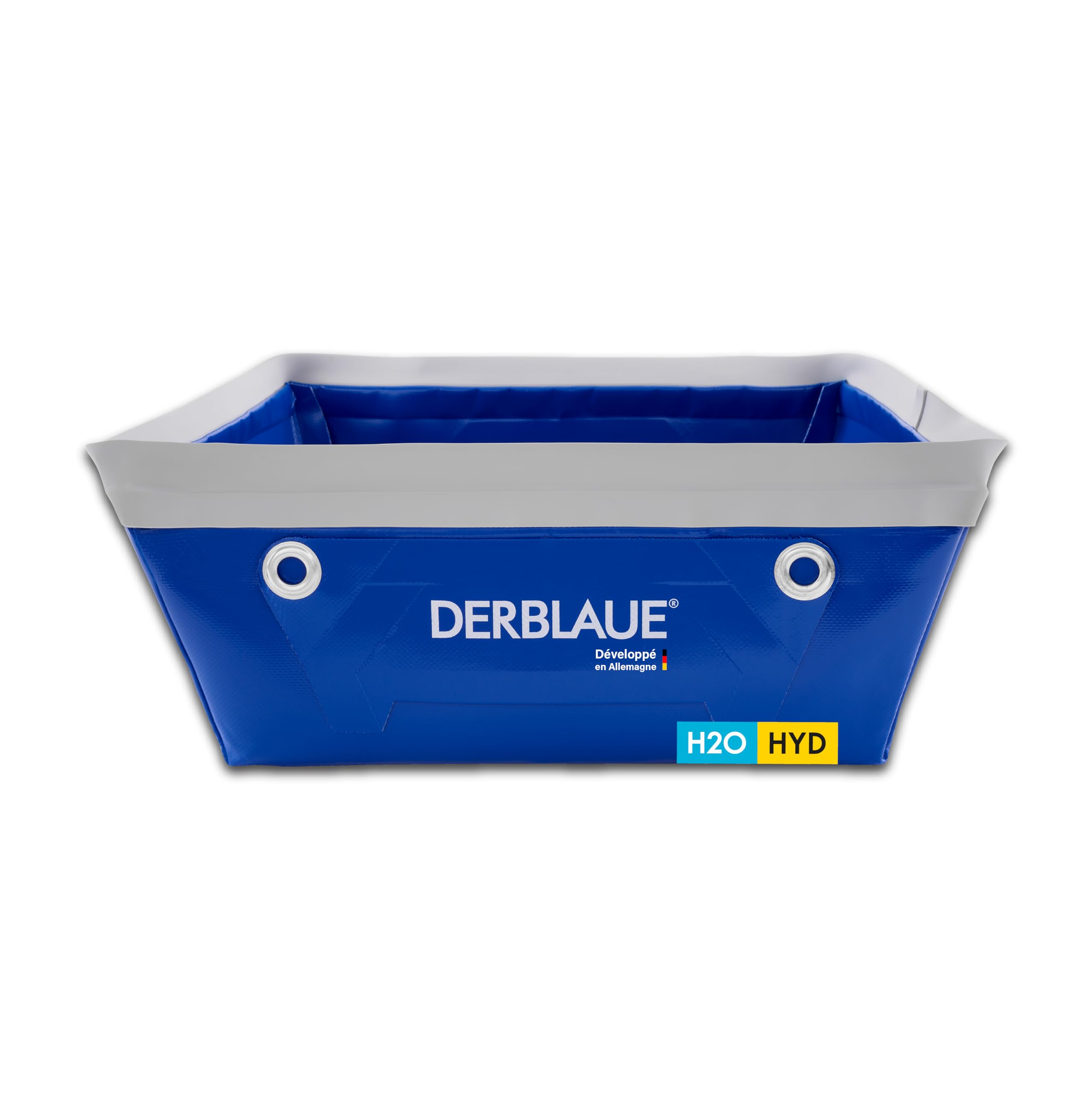 DERBLAUE Bac Professionnel 10L de Collection - Fabrication Conique - Tissu PVC et Métal