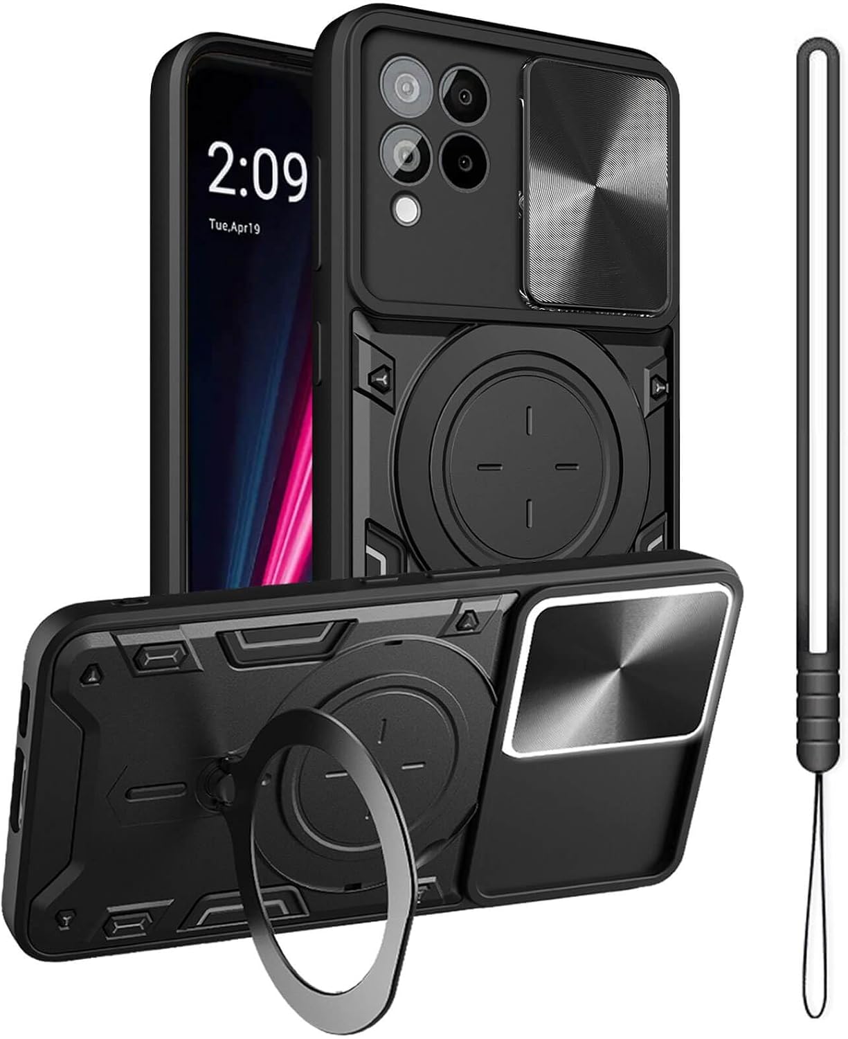 Rolleiflex T Custodia Per T-Mobile Revvl 6/6 Pro/6x/6x Pro 5G, Antiurto, Design Stampato Cover Per Revvl 6x Pro 5G