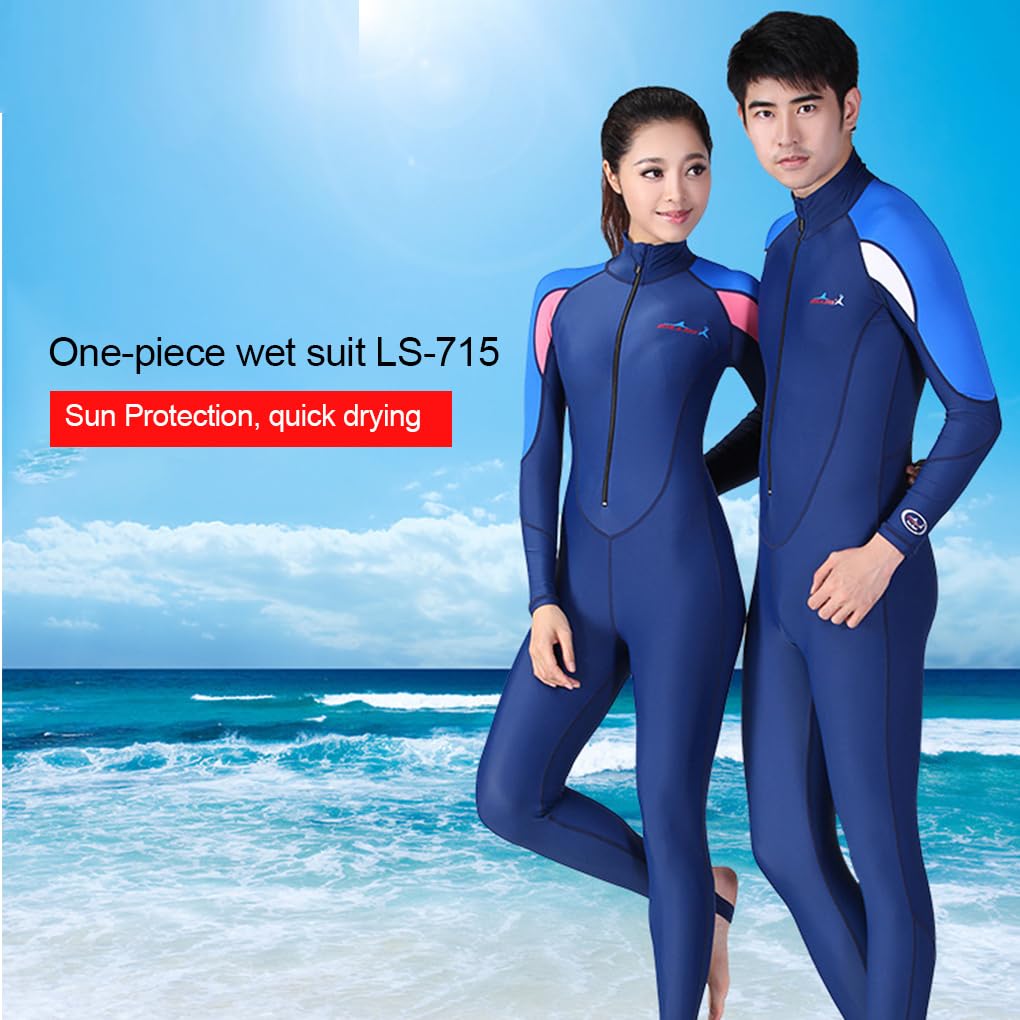 Mute Muta da Surf Costumi da Bagno Muta da Sub con Cerniera Frontale per Medusa Corpo Intero per Immersioni Snorkeling Surf Nuoto