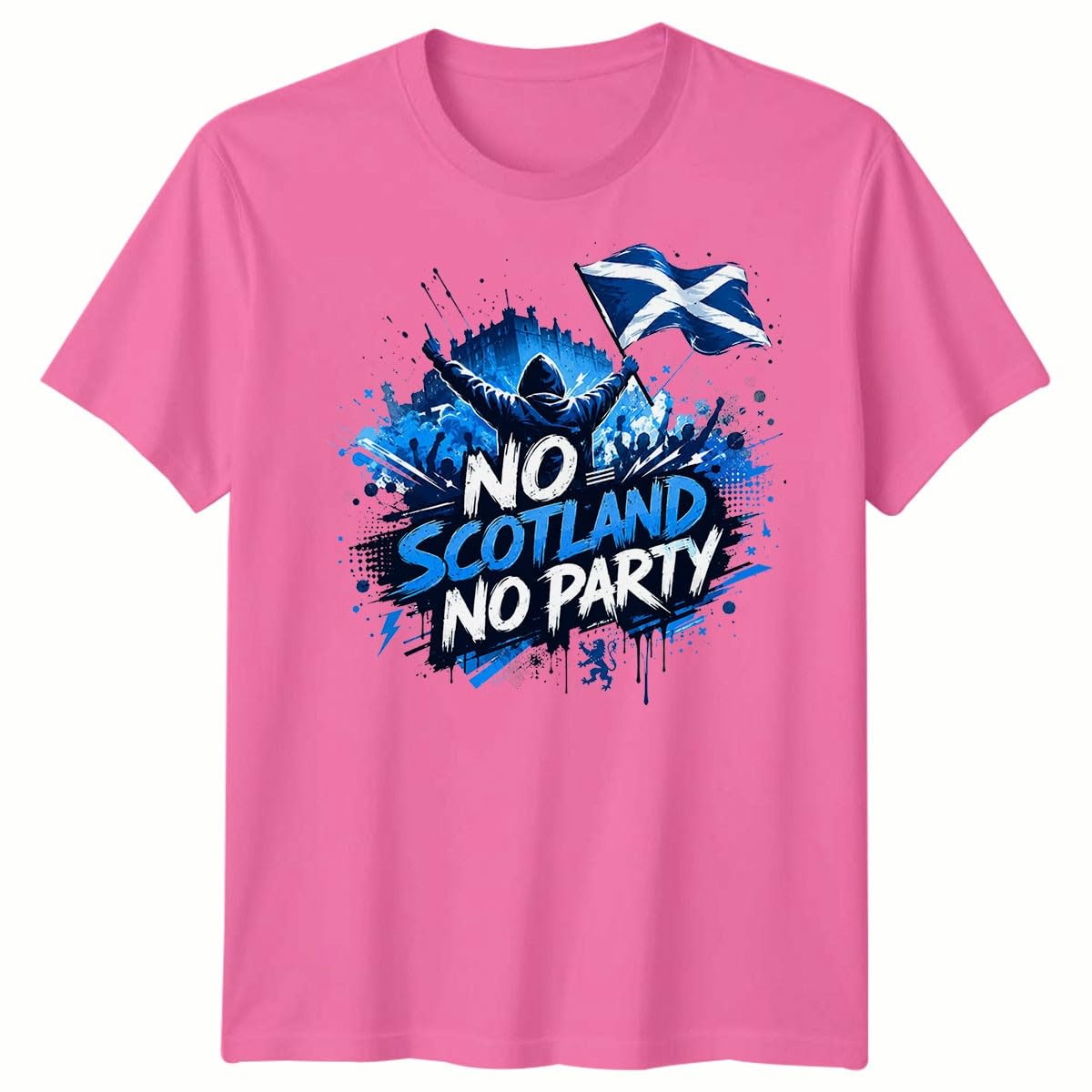 No Scotland No Party Unisex Football T Shirt Game Day 2026 Scotland Soccer Fans Foooty Tee Gift Unisex M Fuchsia โ image 1