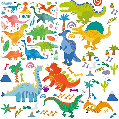Vinilos Decorativos Maydahui Dinosaurios 3 Hojas 11 pulg miniatura 1