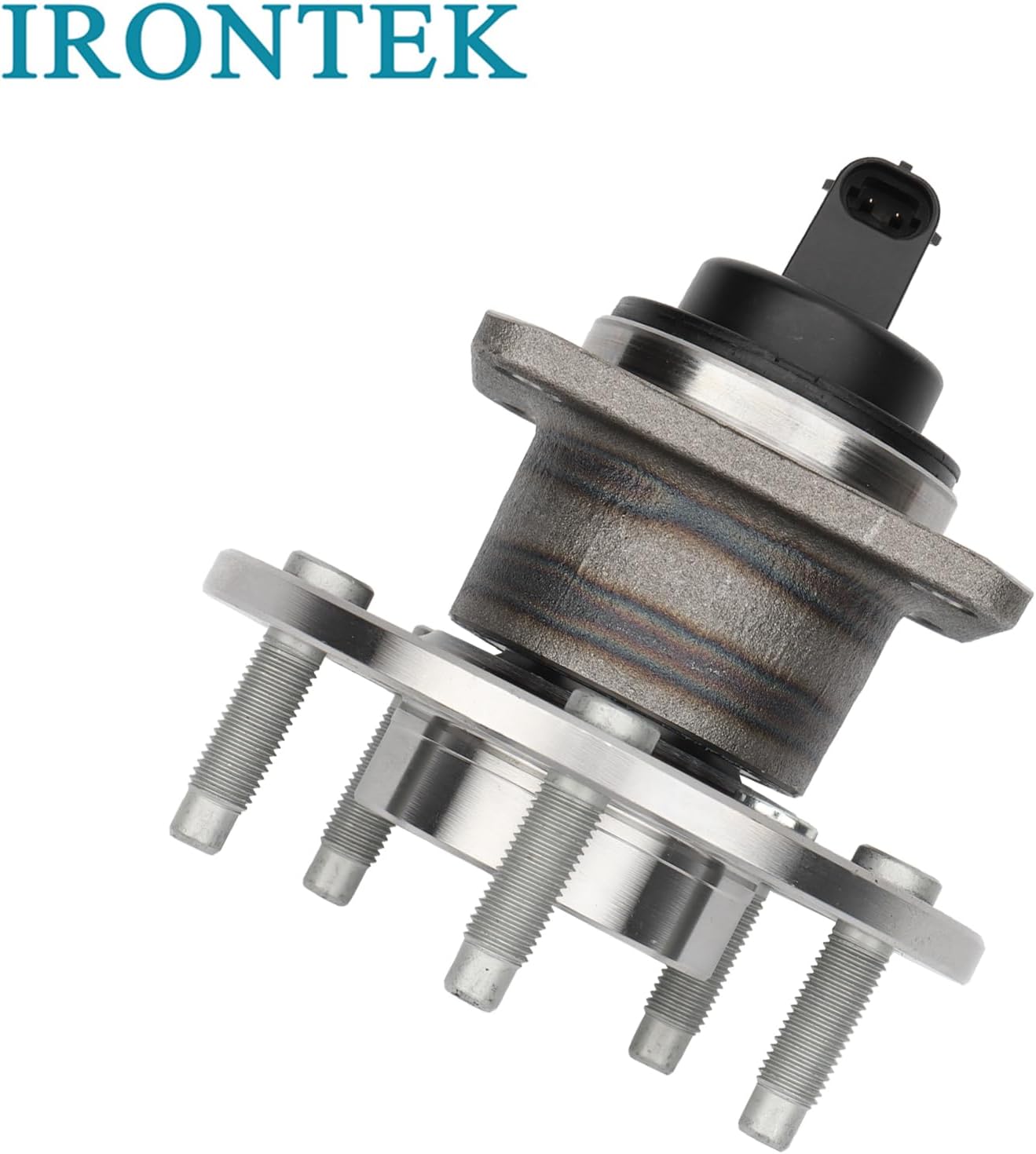 IRONTEK Rear Wheel Hub and Bearing Assemblies 512003x2 fits for Chevrolet for Malibu for Buick for Cadillac for Oldsmobile for Pontiac 5 Bolts ABS Sensor