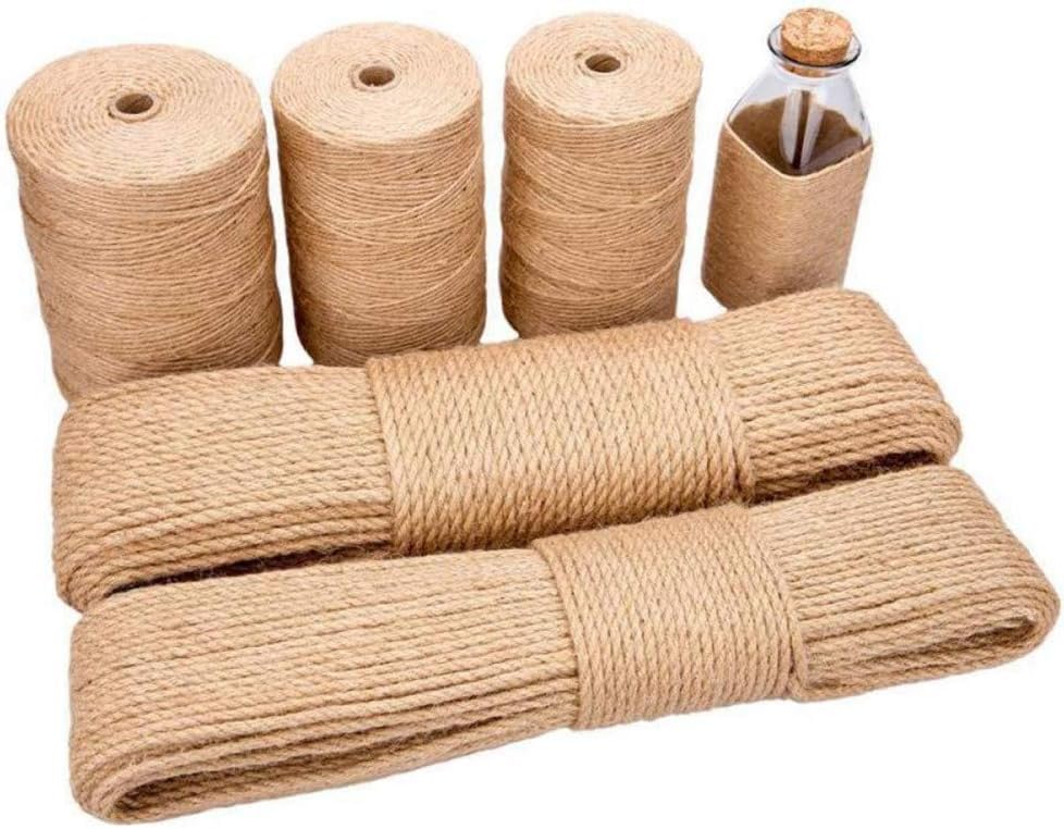 Cuerda de sisal natural para árboles de gatos, postes rascadores y torres, duradera y versátil para reparación o reemplazo