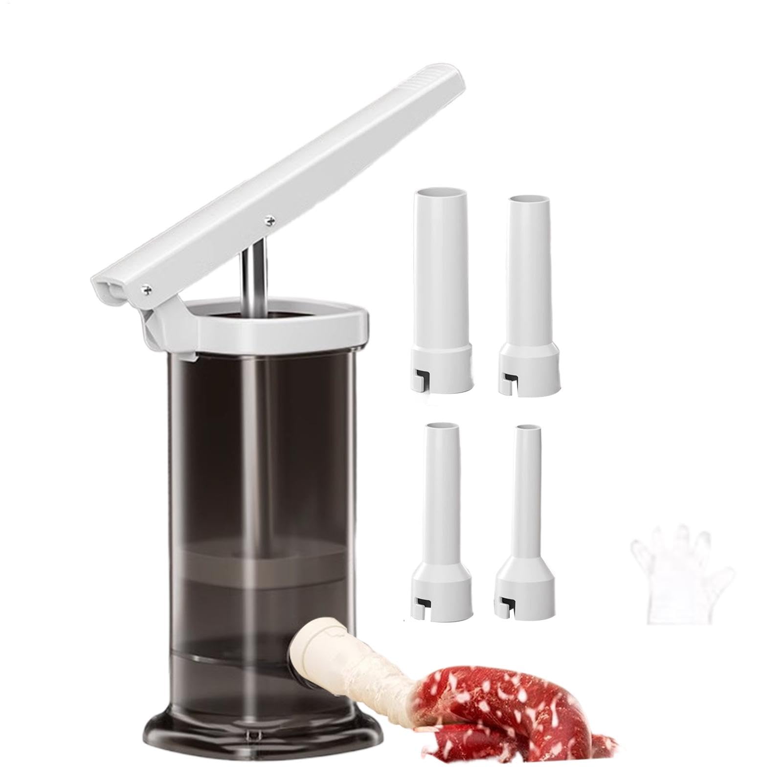 Máquina de llenado de salchichas de gran capacidad 10.5 × 17.8 cm para salchichas caseras