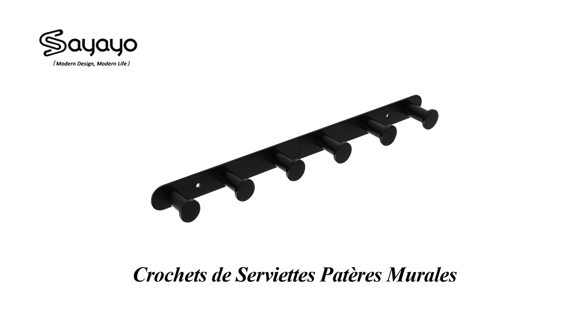 SAYAYO Crochet Adhesif Sans Percage Pour Salle De Bain, Patère Murale