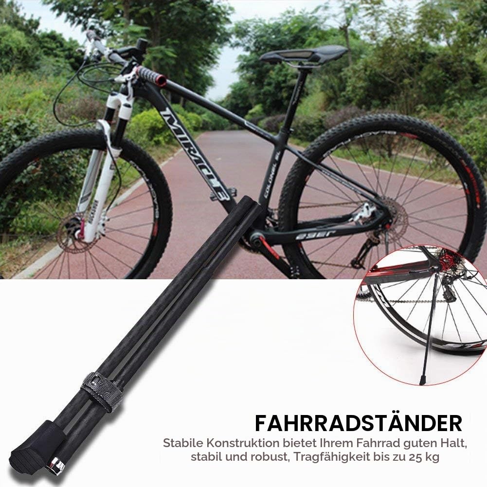 MAGT Fahrradständer, Carbon Fahrrad Seitenständer Mountainbike Schnellspanner Ständer Rack Universal Hinterbauständer für 26/27,5 Zoll Mountainbike Und 700C Rennrad Sport & Freizeit