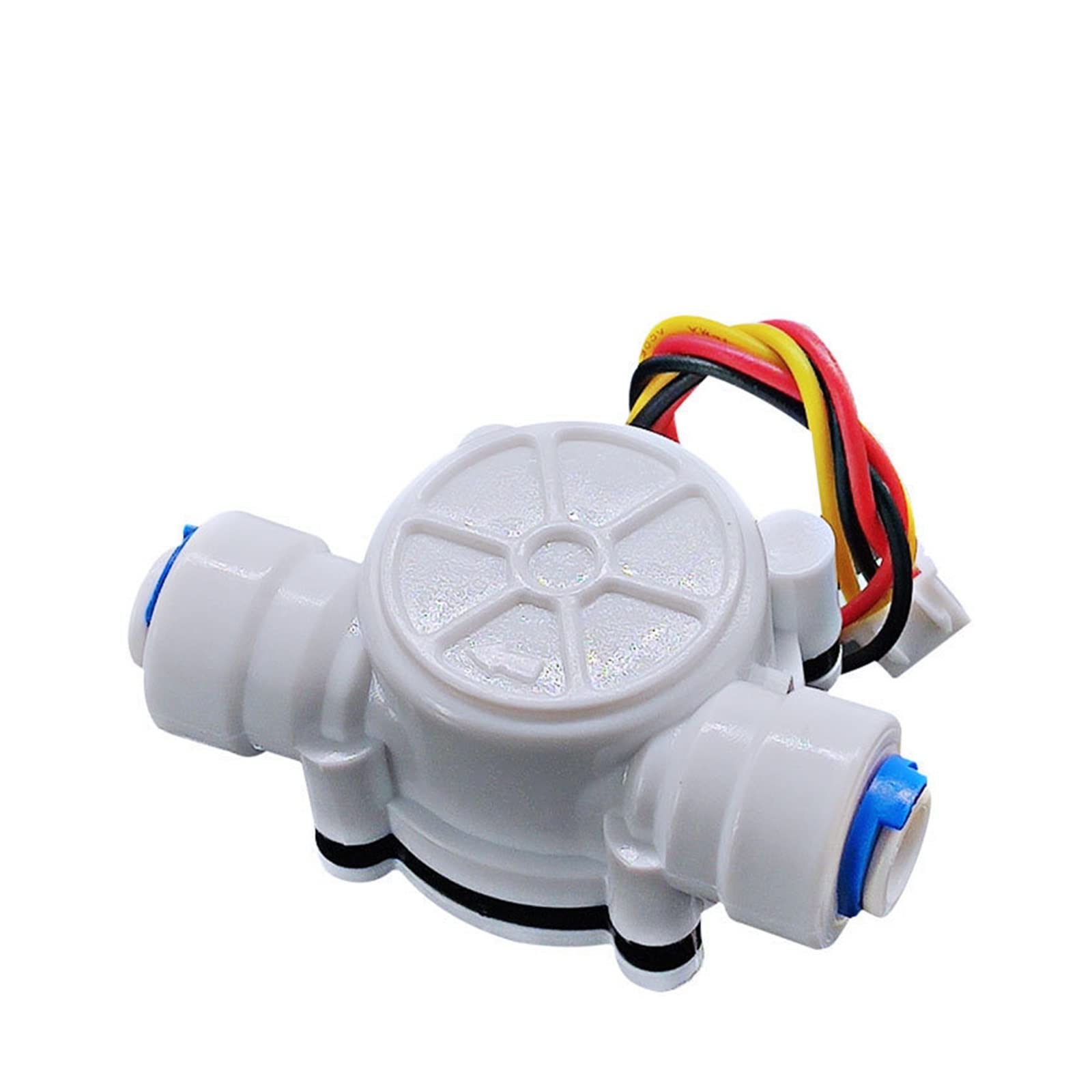 1/4" 3/8" Sensor de flujo de agua de tubería de PE, sensor de 1,75 MPa, máquina de café, caudalímetro de turbina DC5~18V (Size : 3/8")