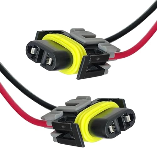 1 pieza H11 hembra adaptadores de cableado de zócalos, pieza de repuesto OEM DJ7028Y-2.8-21, enchufe adaptador de coleta multiusos para luces