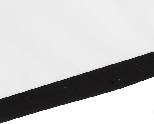 Miniatura 7 de Aramox 120 Inch Projector Screen, 169 HD Anti Crease White Polyester Portable Outdoor Movie Screen with Dual Tripod for Home Theater Office