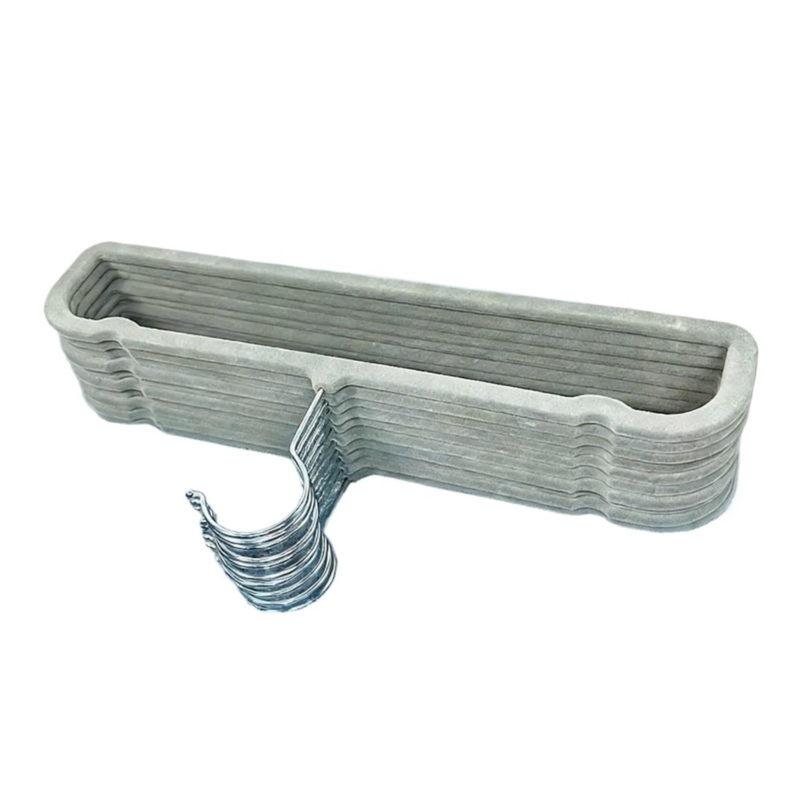 Velvet Hangers 10pcs Clothes Hangers Velvet for Pants Flock Non Slip Flocked Drying Rack(Grey)
