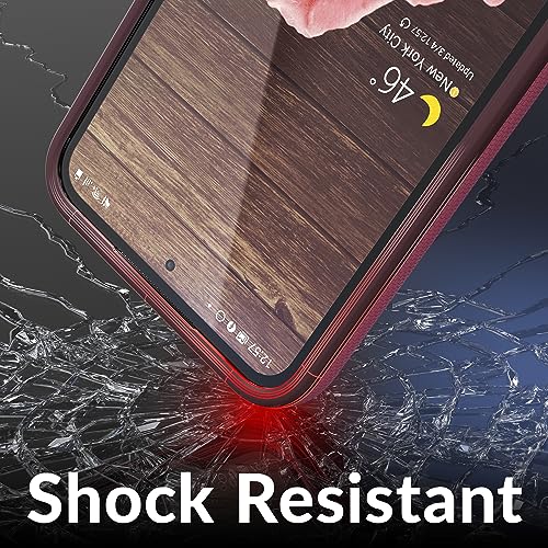 Image of Crave for Samsung Galaxy S23 FE Case, Shockproof Protection Dual Layer Case for Samsung Galaxy S23 FE (6.4 inch) - Berry