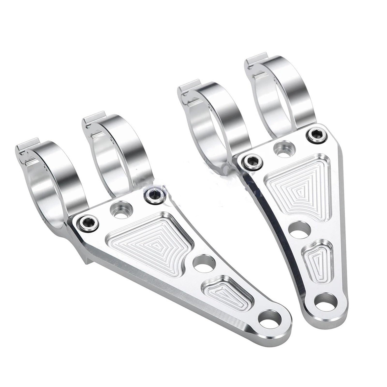 Motorcycle Headlight Holder Adapter Mount Bracket 30mm/31mm/33mm/35/36mm/37mm/38/39/41mm/42/43/45mm Fork Tube headlamp Bracket(43mm)