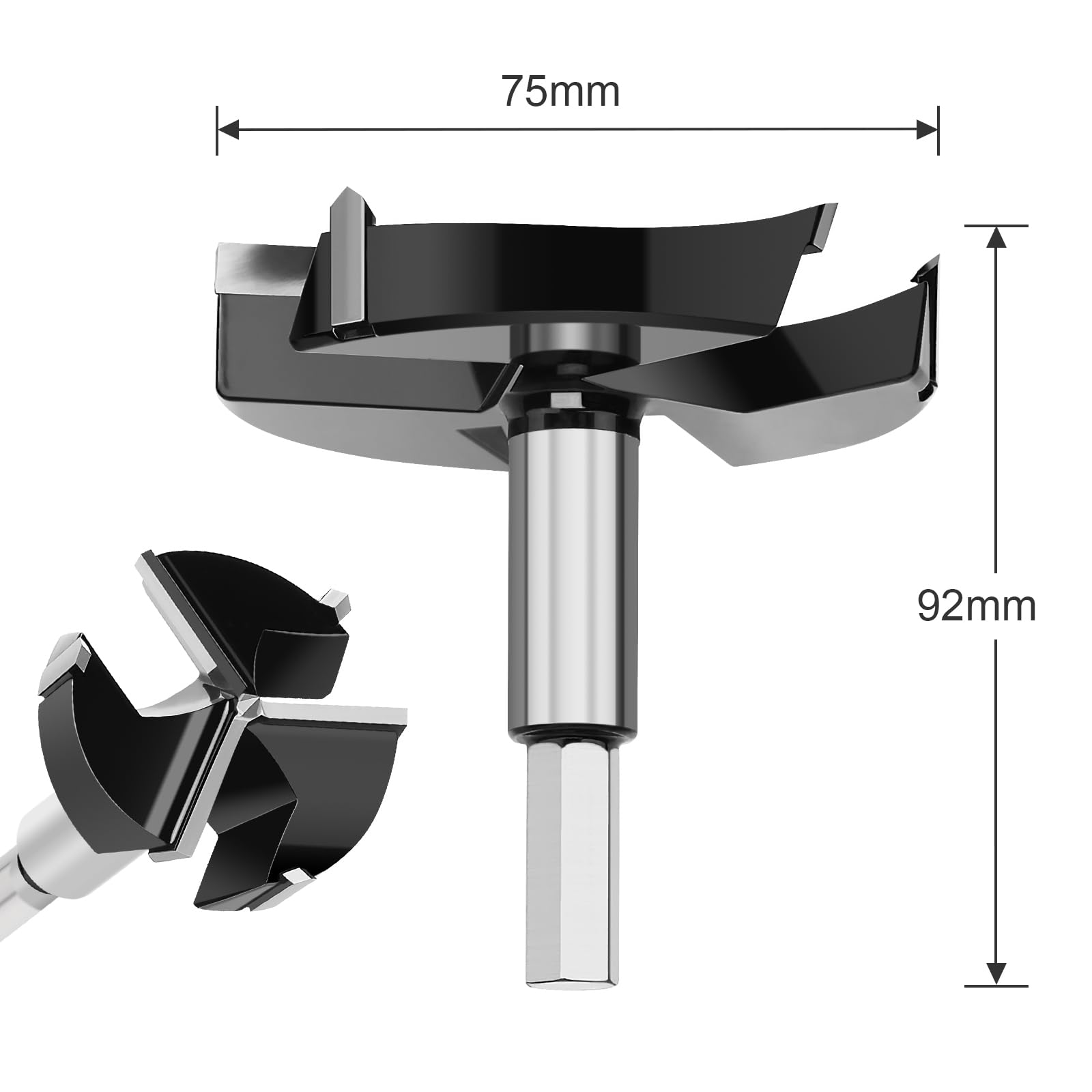 hsawbit 75mm forstner drill bit - Image 2