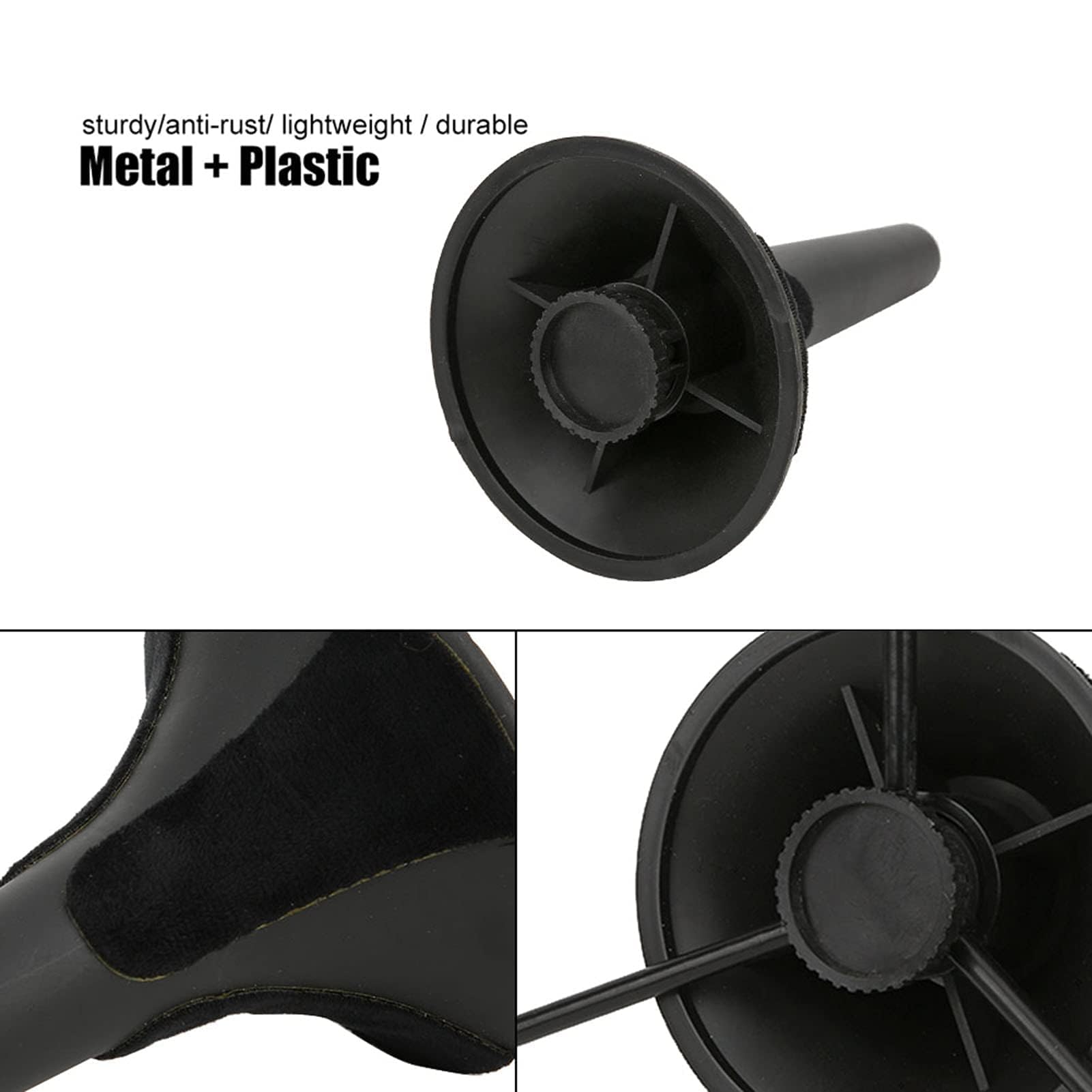 Support de Trompette Portable Pliable, 17,5x10,5x10,5 cm/ 6,89x4,13x4,13" Supports et Titulaires à 3 Leg Porte l'Instrument en Laiton se Dresse des Jambes Stables pour Trompette