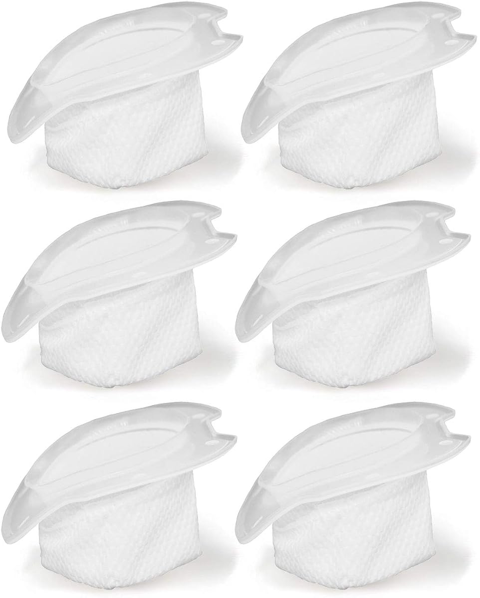 Vacuum Replacement Filters Compatible with Swiffer Sweep and Vac. Compare to Part #99196 (Pack of 6)