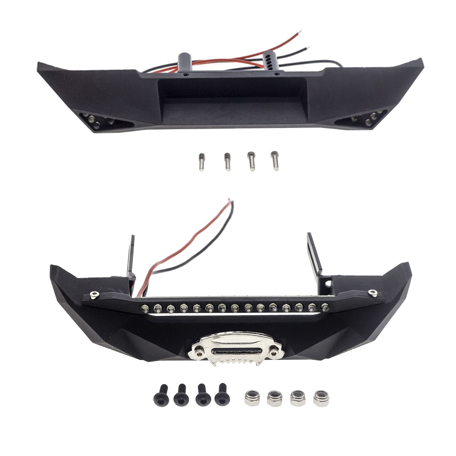Części RC- 1/10 części zamiennych do zderzaka samochodowego RC Akcesoria zamienne do bagażnika samochodowego SCX10 90046 RC - zderzak przedni