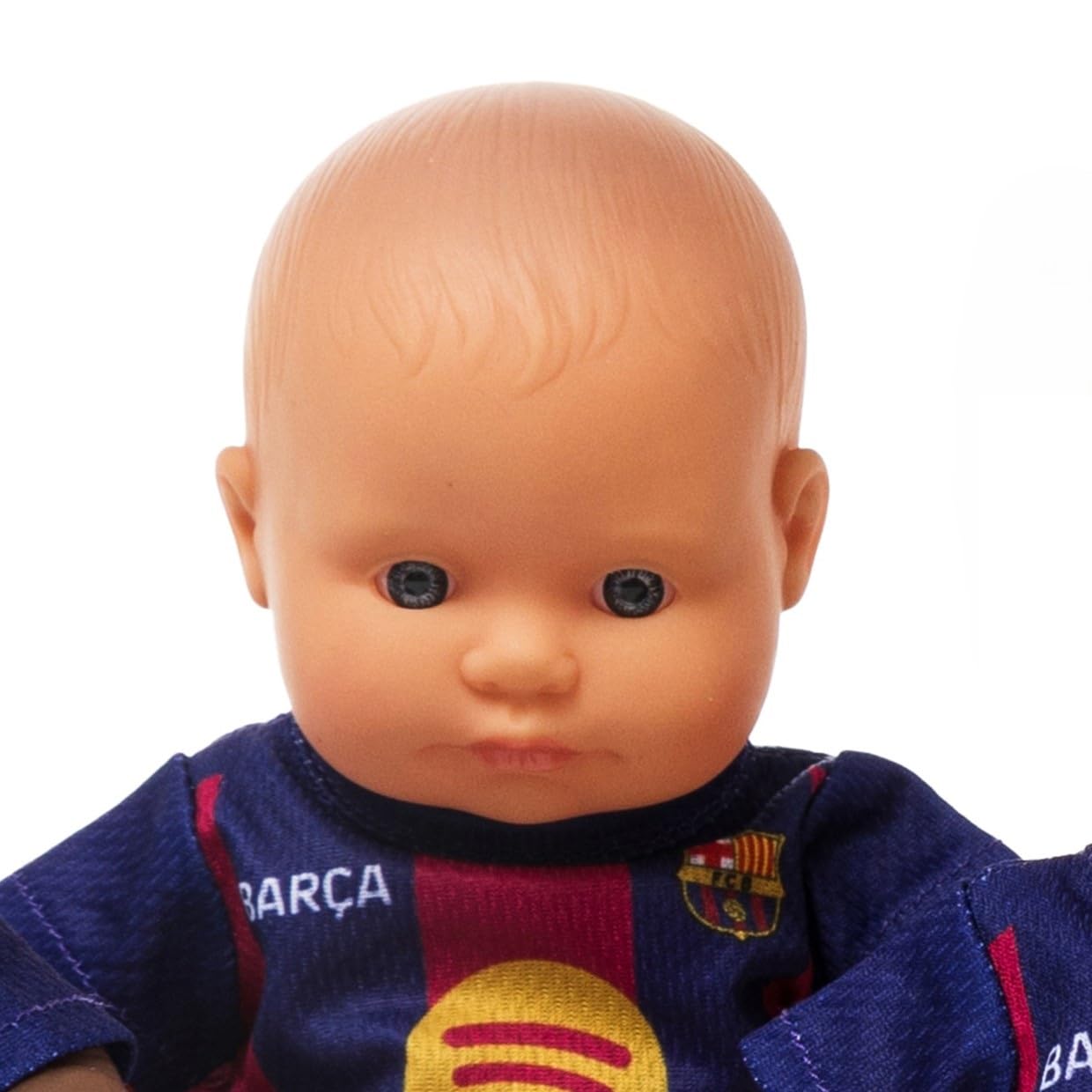 Miniland FC Barcelona Doll 21 cm with Official Blaugrana Kit, Articulated and Collectible Barça Football Doll - Image 2