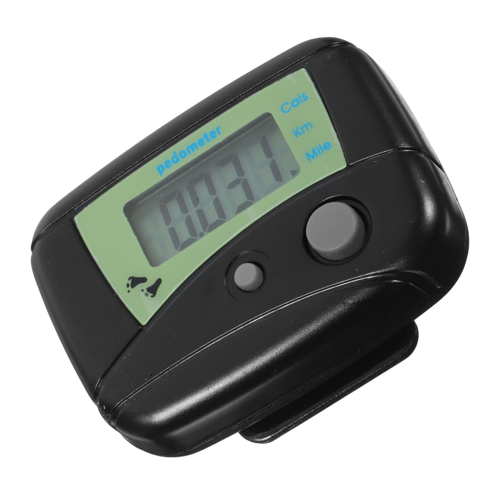 Kisangel Lot de 10 Podomètres Numériques Multifonctions avec Écran LCD Compteur De Compteur De Calories Podomètre pour Le Fitness Noir