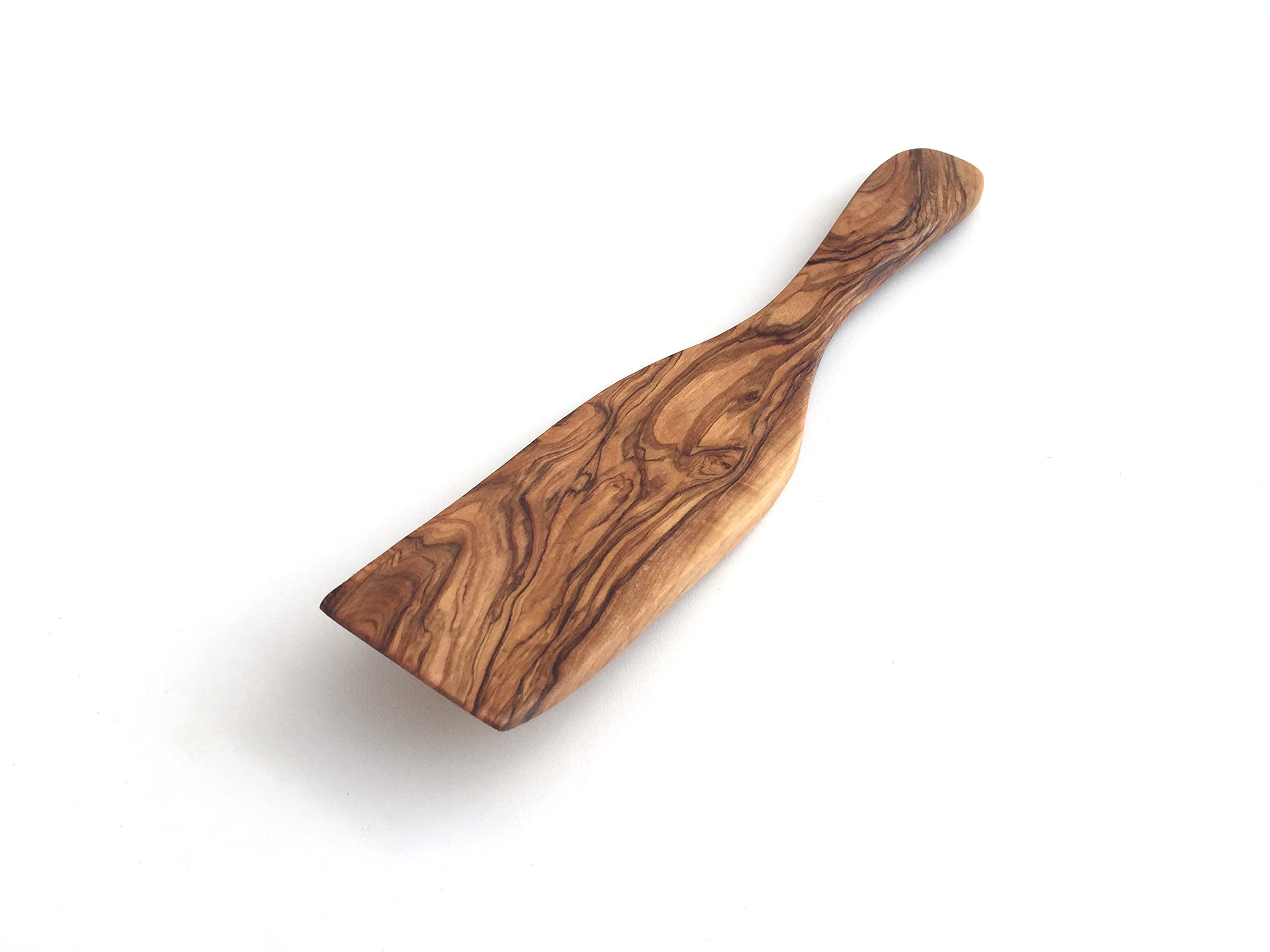 Smielatore artigianale in legno di Ulivo cm. 18
