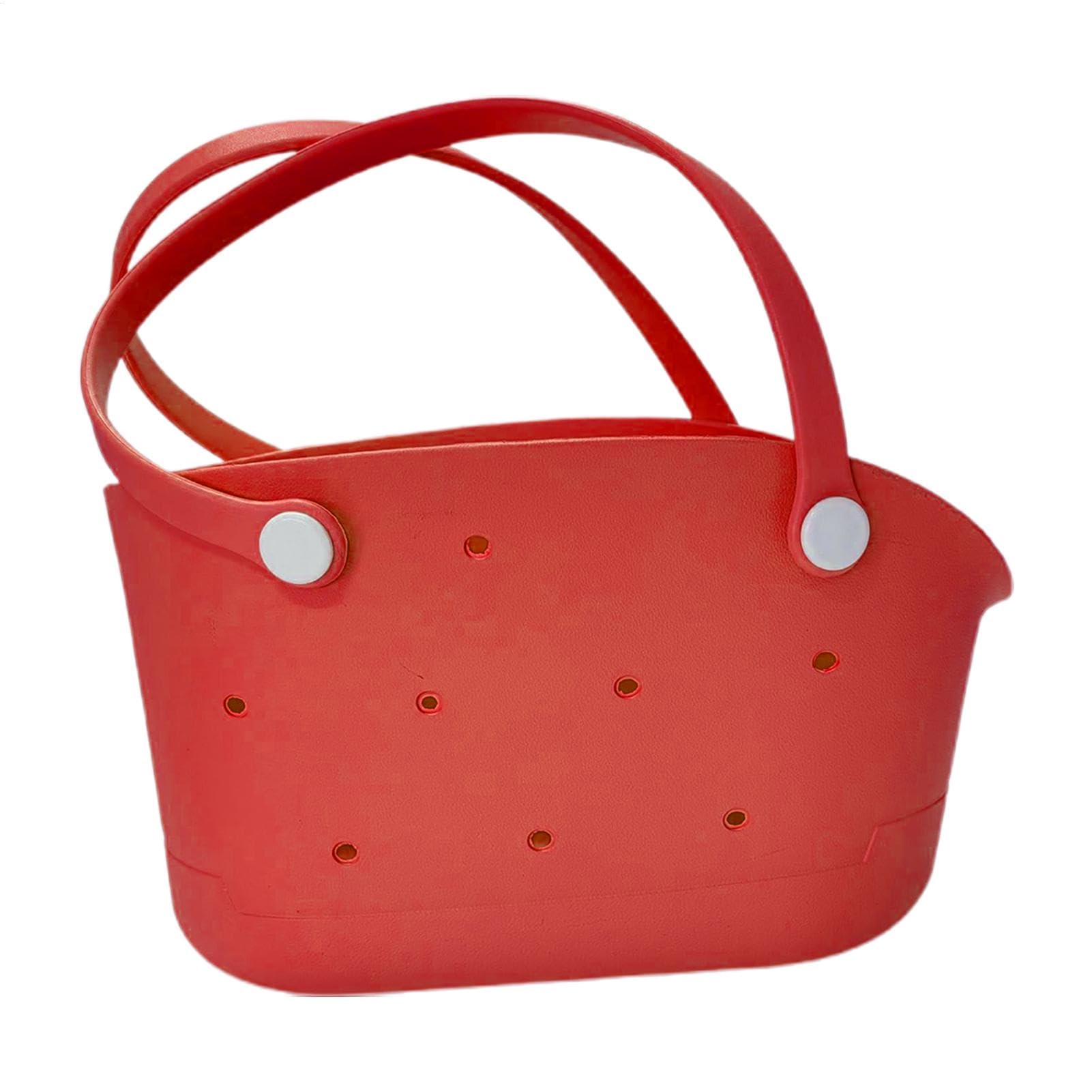 Bolsa de mano de EVA | Pequeña bolsa de playa impermeable | Accesorios de viaje lavables a la moda, portátil para hombres y mujeres