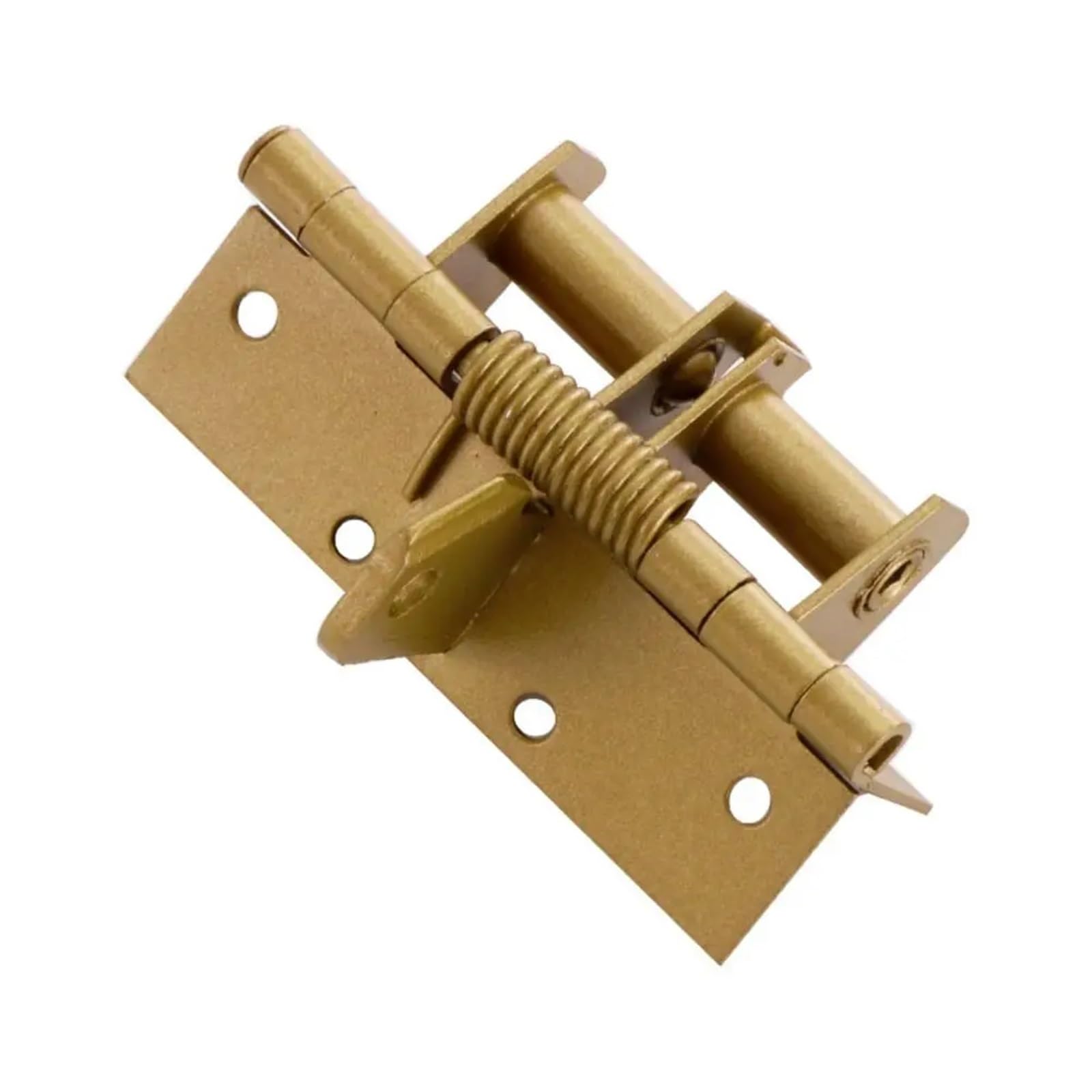 Concealed Hinges Door Hinge Adjust Furniture Hardware Automatic Spring Closer Closing Device Cabinet for Furniture(Light Yellow)