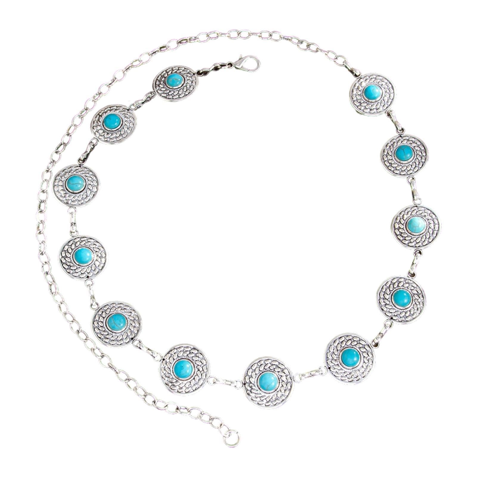 Ojiva® Women Waist Chain Belt Adjustable Fashion Belly Chain for Party | With A Total Length Of 110 Cm/43.31 Inch, This Waist Chain Offers Ample Room For Adjustment To Suit Various Body Types-image-24