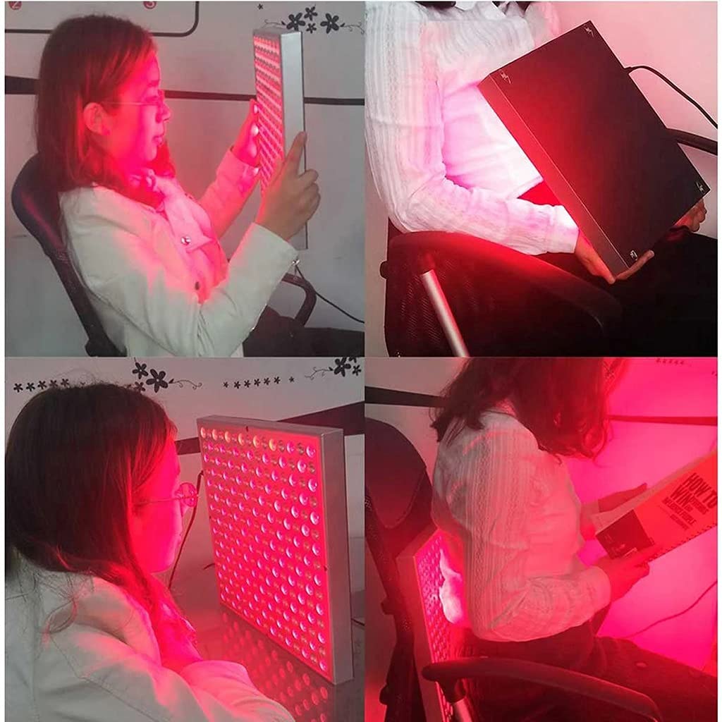 Panel de Terapia de Luz LED,Deep Red 660nm e Infrarrojo Cercano 850nm,Dispositivo de Terapia de Luz Roja para Energía,Dolor,Piel,Antienvejecimiento