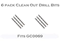 Professor Foam 6 pack Clean Out Drill Bits FITS GC0069