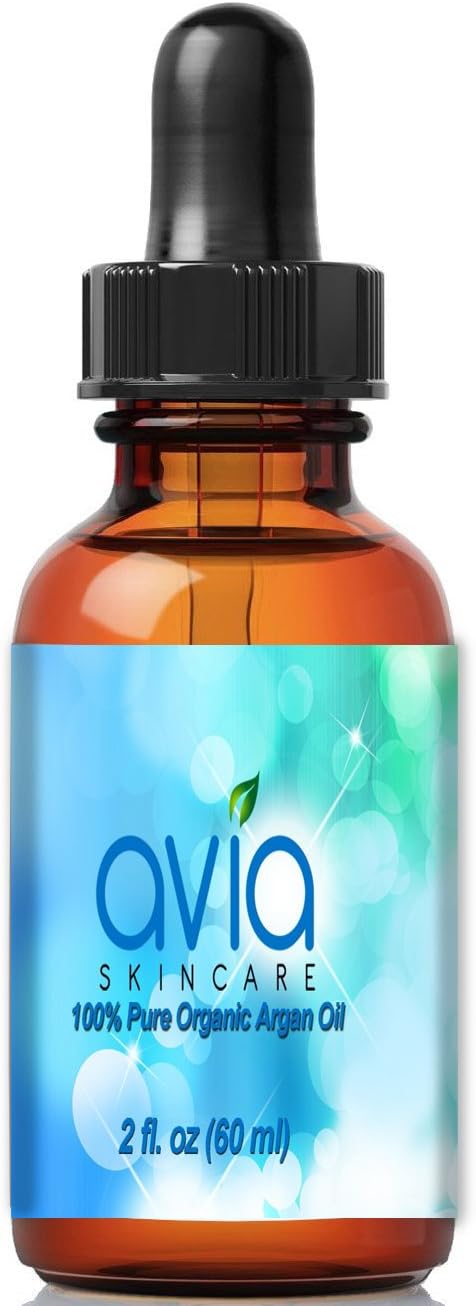 Argan Oil-Certified organic 100% pure-Improves softness-Moisturizes and conditions dry skin nails and hair-Wound healing and anti-aging properties-Great for men and women-Reduce stretch marks-All skin types benefit-90 day- Avia Skincare
