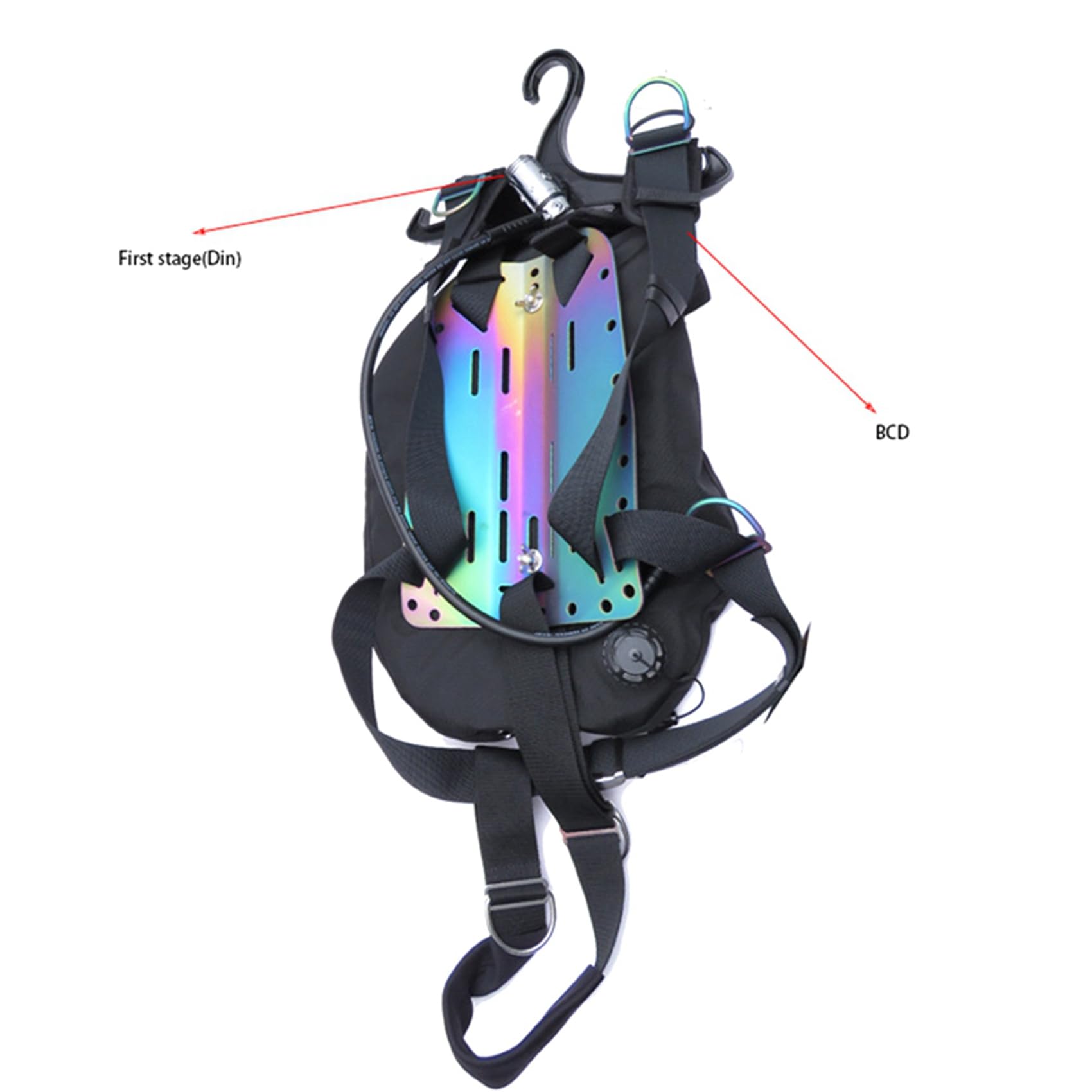 rieder 4 Uds. Percha para Traje de Buceo, Traje Seco, Soporte Plegable para Abrigos, Traje de NatacióN, Percha para Traje de Neopreno