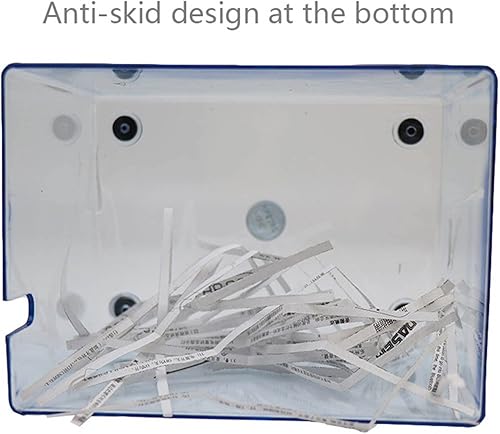 Miniatura 3 de para papel A6, ancho de trituración de 0.138 in, cesta de papel de desecho transparente, fuente de alimentación conveniente, versátil y