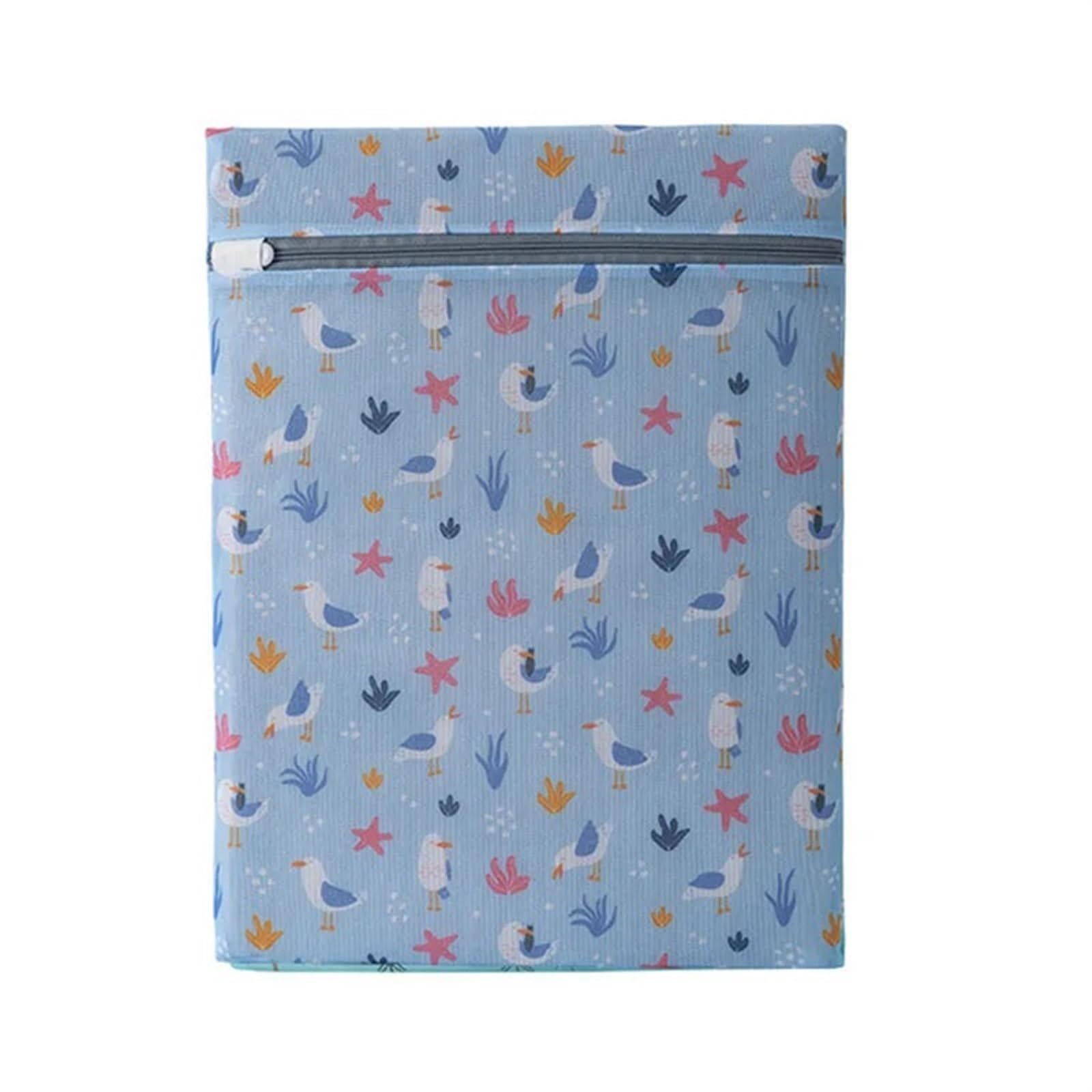 Laundry Bag 2pcs Laundry Bags For Washing Machines Caring For Clothes Home Mesh(L 50-60CM)