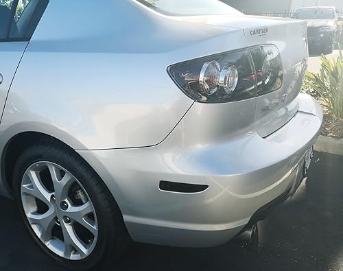 Miniatura 13 de iJDMTOY Lentes reflectantes de parachoques trasero de lente roja o marcadores laterales traseros compatibles con Mazda 3 5 6 OEM Spec LH RH Assembly