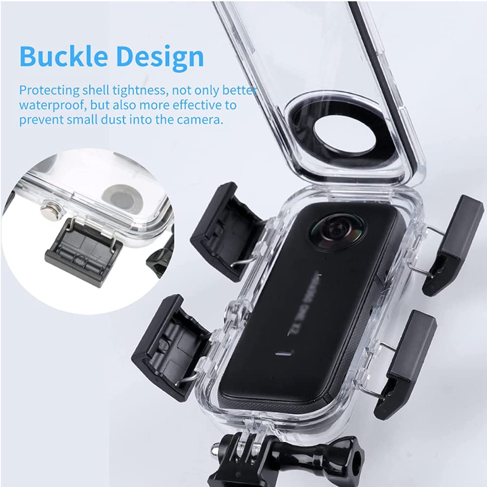 Flycoo Waterdichte Case voor ONE X2 Duik Case Onderwater Behuizing Beschermende Shell voor EEN X2 360 Graden Panoramische Camera