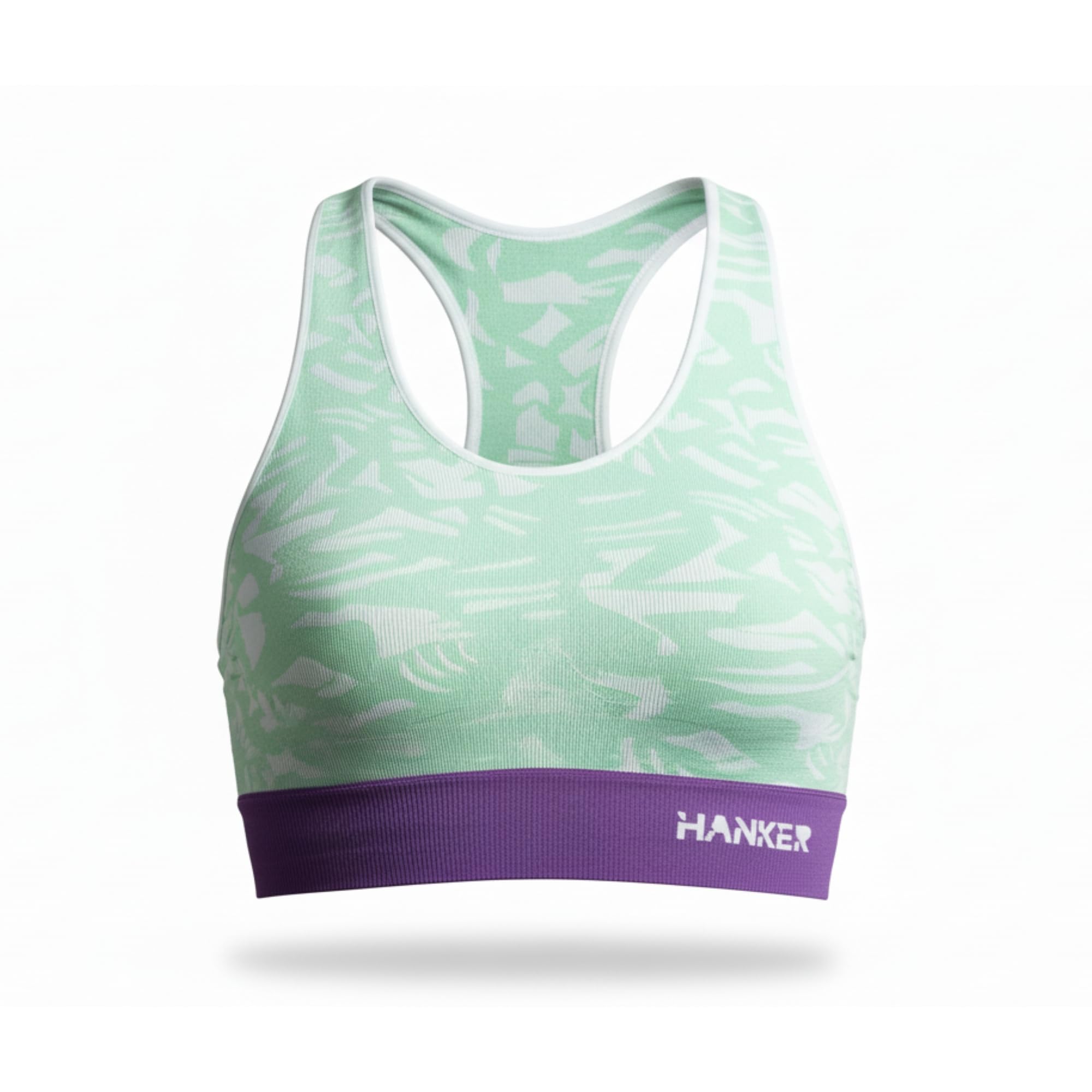 HANKER Top Deportivo Mujer de Alto Soporte con Espalda Cruzada – Sujetador Deportivo cómodo, Transpirable y sin Costuras