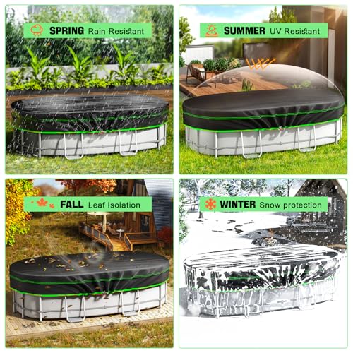 Cobertor Solar Ovalado 12x20 Ft para Piscinas miniatura 7