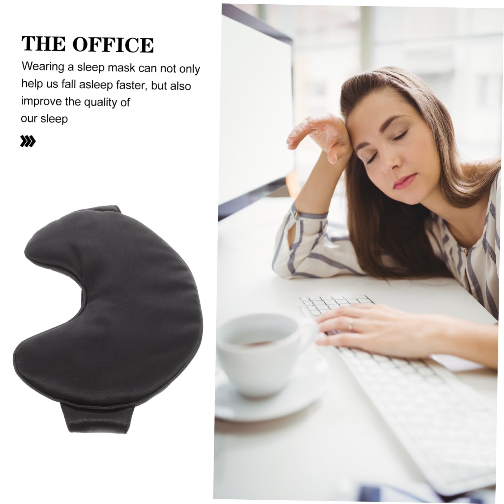 Maschera per Occhi per Dormire in Seta e Cotone Rosa, Leggera | Hotel e Viaggio, Copertura Morbida a Doppia Faccia, Mantiene Trucco Intatto