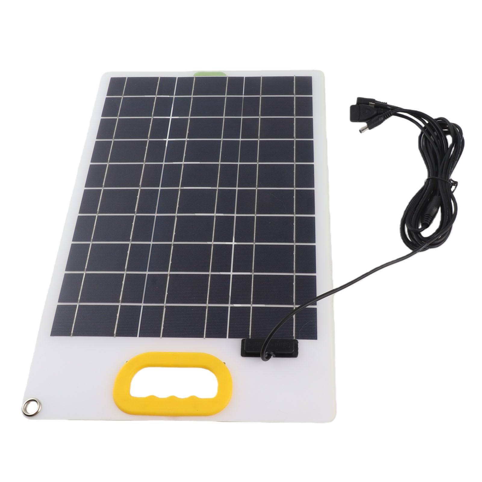 Omabeta Wydajny Przenośny Panel Słoneczny o Mocy 100 W Szybkie ładowanie na Zewnątrz Kemping Piesze Wycieczki DC 12 V 24 V 5 A do Telefonów Komórkowych Tablety Komputery Lekki i Przenośny ABS 16,5 X