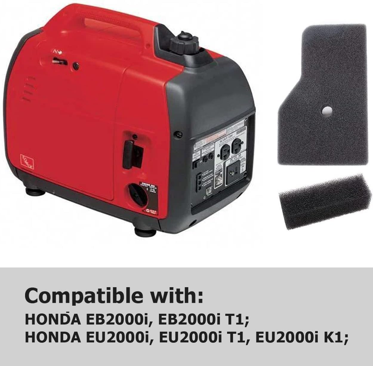 Ricambi Generatore Honda Set 3 Filtri Aria Prefiltro Per - Foto 3