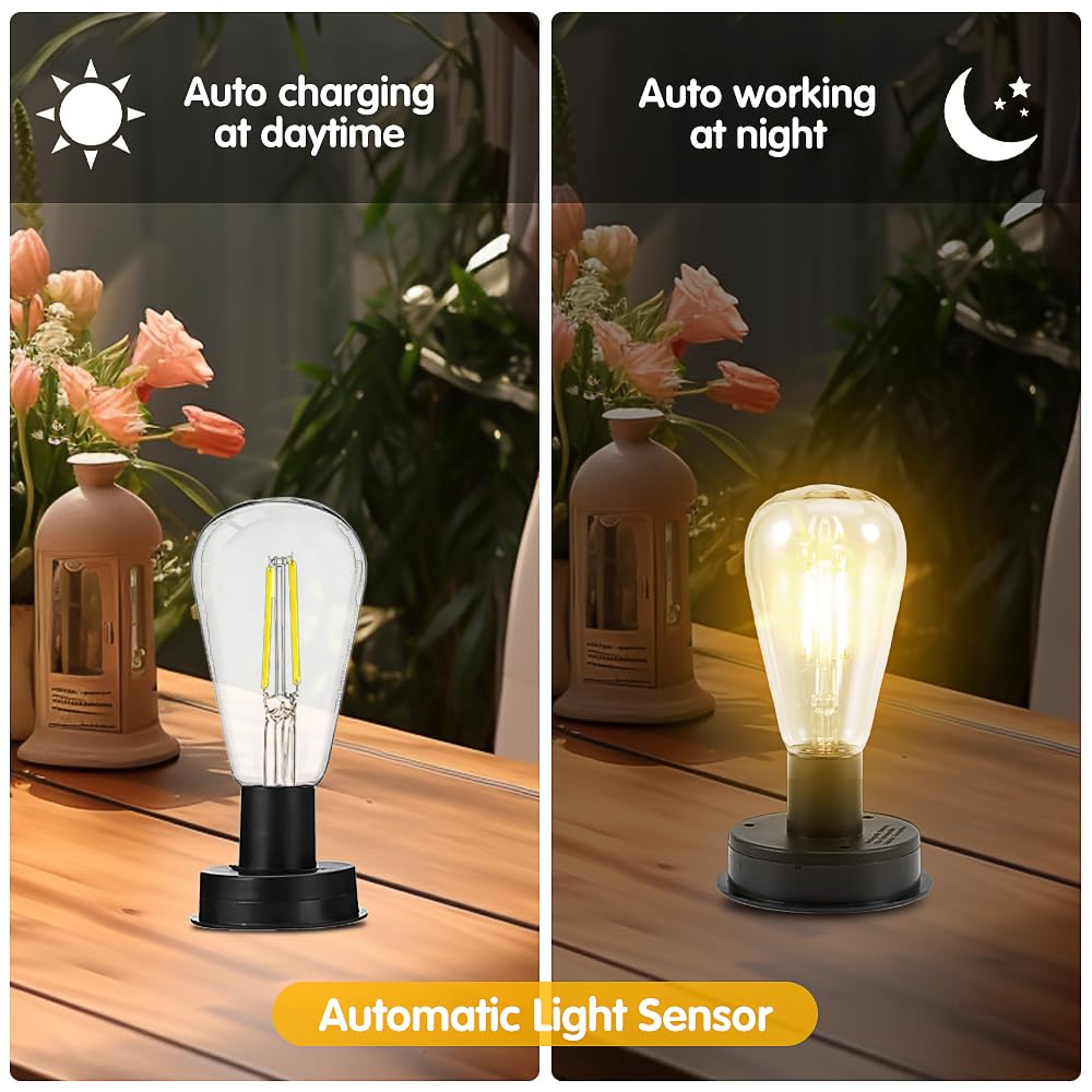 4 Piezas Luz Solar de Repuesto, 8,5cm Lámparas Solares de Repuesto, Accesorios de Repuesto Luz Solar, para Luces Colgantes Aire Libre Patio, Decoración de Jardín
