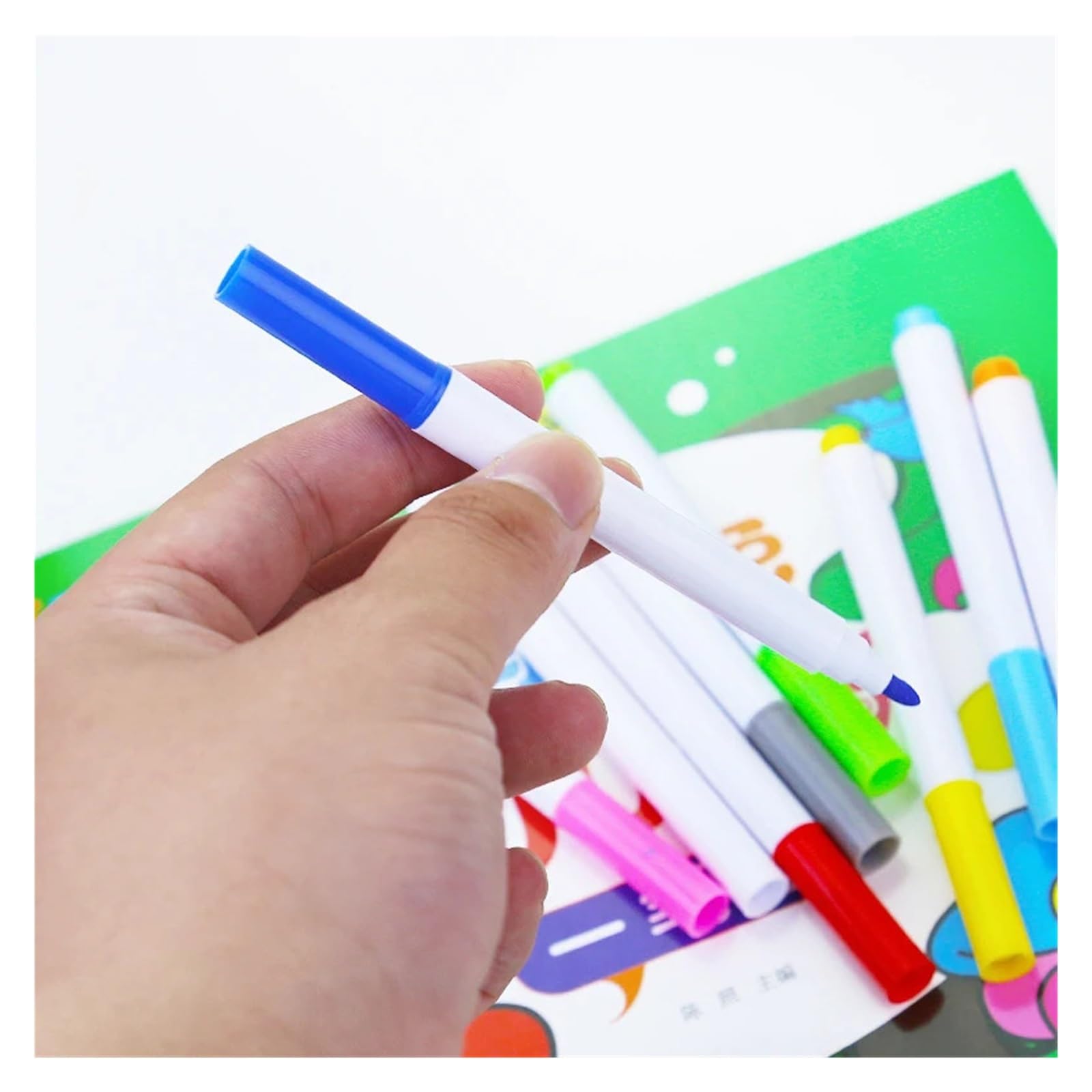 Whiteboard-Stift Löschbarer Flüssigkreide-Zeichenstift for Tafel, Whiteboard, 12 Farben(A 5Set 60pcs)