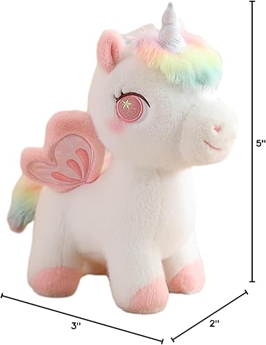 Miniatura 10 de Almohada de peluche de unicornio para abrazar, almohada de unicornio de peluche, regalo de anime de unicornio para niños y amantes en cumpleaños,