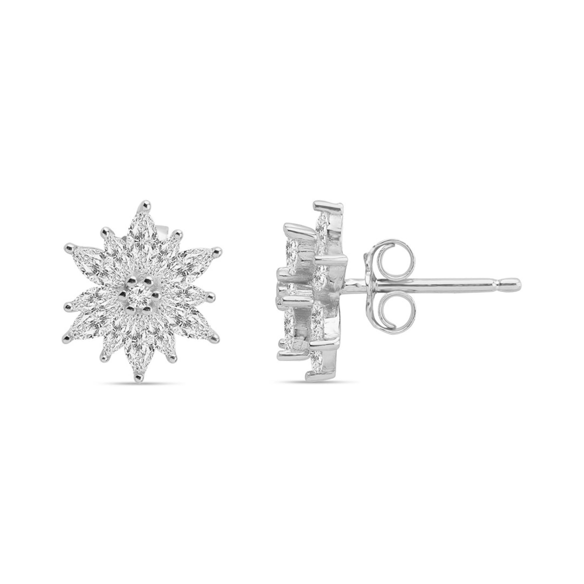 See full amazon price history chart for ZAVYA 925 Sterling Silver Cubic Zirconia Floral Silver Plating Stud Earrings | | Gift for Women and Girls | With Certificate of Authenticity and 925 Hallmark ZAVYA 925 Sterling Silver Cubic Zirconia Floral Silver Plating Stud Earrings | | Gift for Women and Girls | With Certificate of Authenticity and 925 Hallmark (B0D3616FKT) Amazon Price History, Amazon Price Tracker